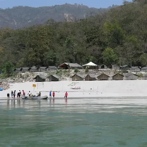 River side camping in rishikesh